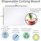Disposable Multi-Use Plastic Work Surface Sheets for Crafting, Arts & DIY Projects, Classroom Activities, Baking & Food Prep, Table and Counter Protection, Single-Use Prep Mats in Multiple Sizes, Colors & Counts